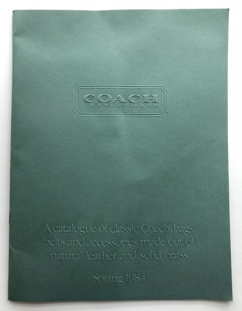 The Time Capsule: Coach 1984 Spring Catalog - Before Sara Lee