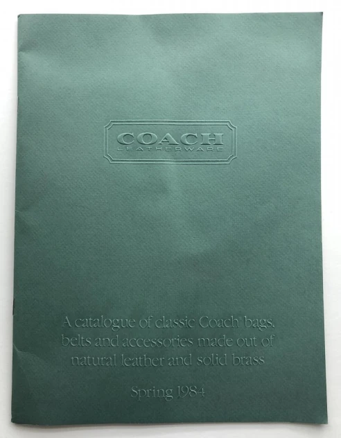 The Time Capsule: Coach 1984 Spring Catalog - Before Sara Lee